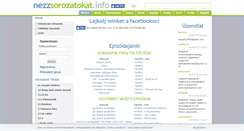 Desktop Screenshot of nezzsorozatokat.info